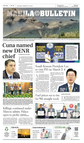 Cover of Manila Bulletin