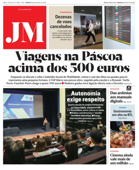 Cover of Jornal Madeira