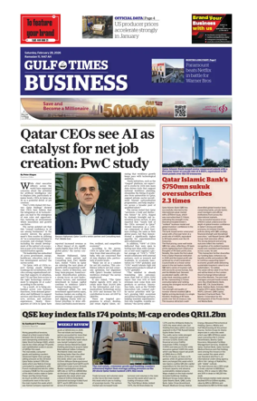 Cover of Gulf Times Business