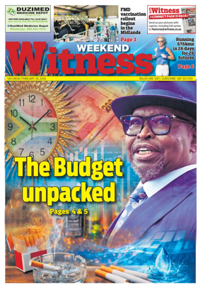 Cover of The Weekend Witness (South Africa)