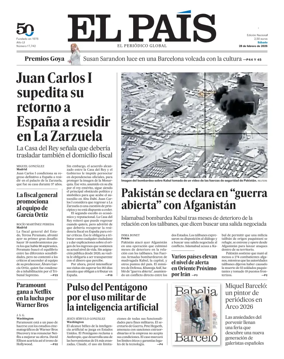 Cover of EL PAIS Euskadi
