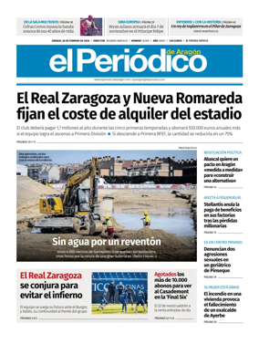 Cover of El Periodico Aragon