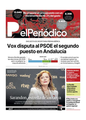 Cover of El Periodico - Castellano
