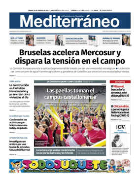 Cover of El Periodico Mediterraneo
