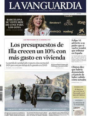 Cover of La Vanguardia (1st Edition)