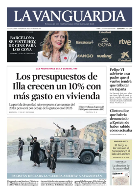 Cover of La Vanguardia