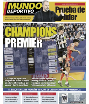 Cover of Mundo Deportivo (At. Madrid)