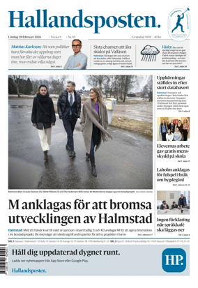 Cover of Hallandsposten