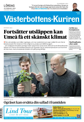 Cover of Vasterbottens-Kuriren