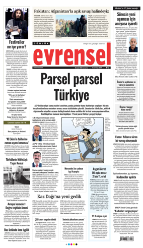 Cover of Evrensel Gazetesi