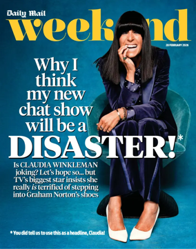 Cover of Daily Mail Weekend Magazine