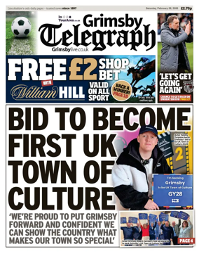 Cover of Grimsby Telegraph
