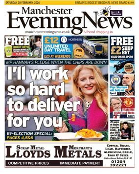 Cover of Manchester Evening News
