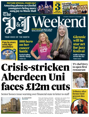 Cover of The Press and Journal (Aberdeen and Aberdeenshire)