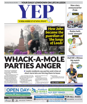 Cover of Yorkshire Evening Post