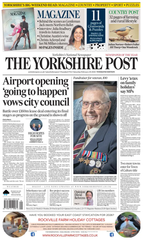 Cover of Yorkshire Post