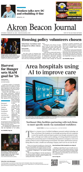 Cover of Akron Beacon Journal