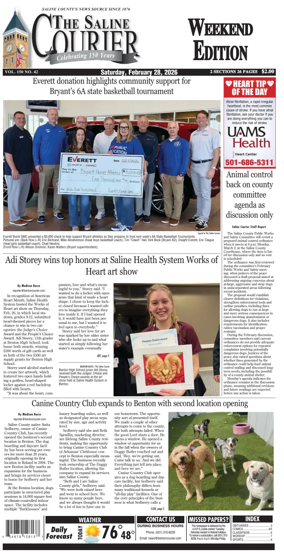 Cover of The Saline Courier Weekend