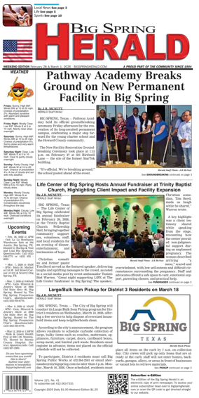 Cover of Big Spring Herald Weekend
