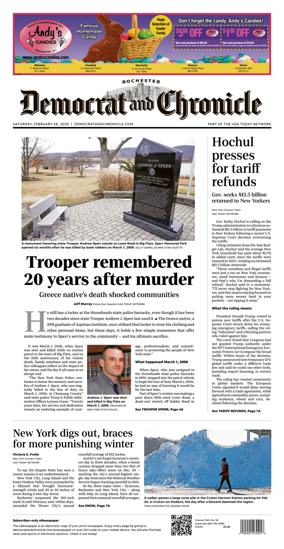 Cover of Democrat and Chronicle