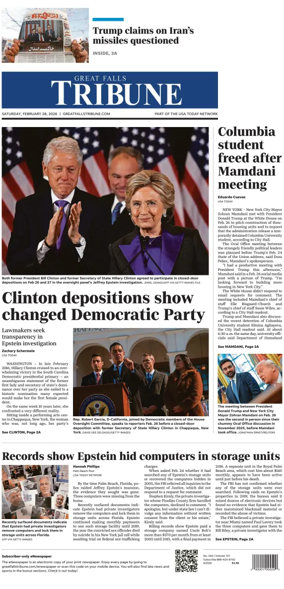 Cover of Great Falls Tribune