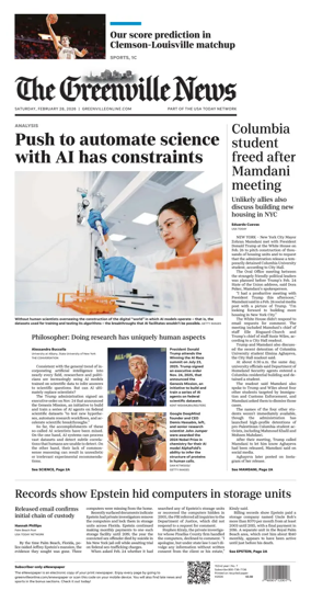 Cover of The Greenville News