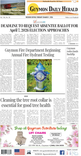 Cover of Guymon Daily Herald