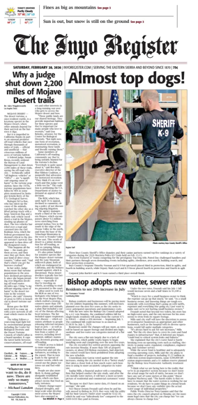 Cover of Inyo Register