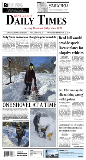 Cover of Kent County Daily Times