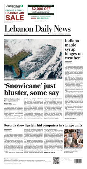 Cover of Lebanon Daily News
