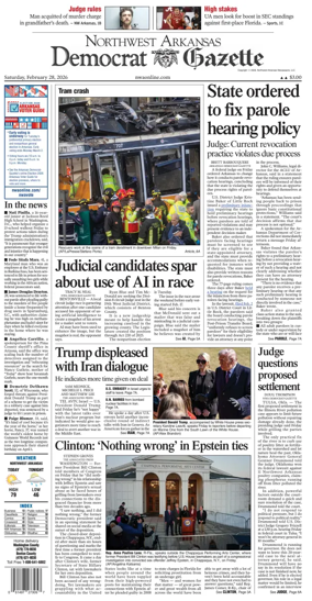 Cover of Northwest Arkansas Democrat-Gazette