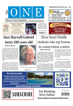 Cover of Observer News Enterprise