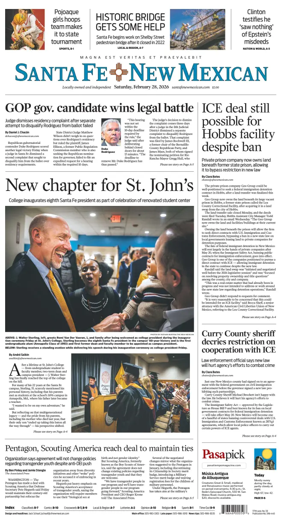 Cover of Santa Fe New Mexican