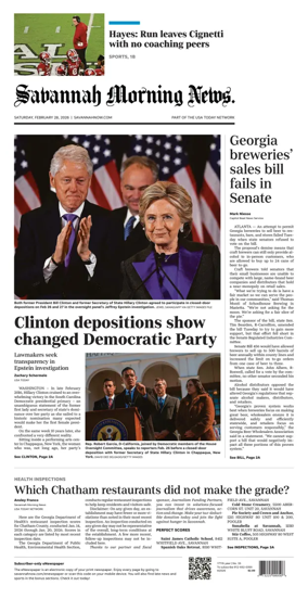 Cover of Savannah Morning News