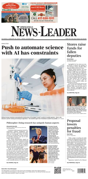 Cover of Springfield News-Leader