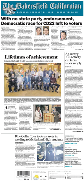 Cover of The Bakersfield Californian