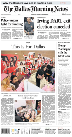 Cover of The Dallas Morning News