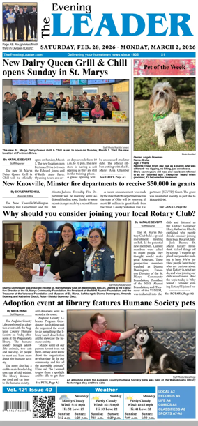 Cover of The Evening Leader