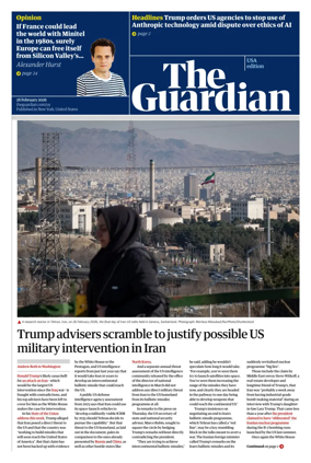 Cover of The Guardian (USA)