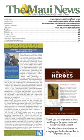 Cover of The Maui News - Weekender