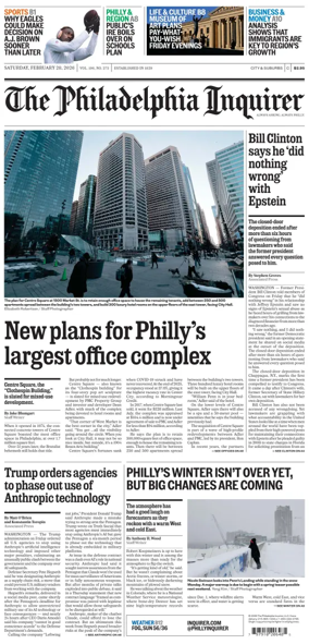 Cover of The Philadelphia Inquirer