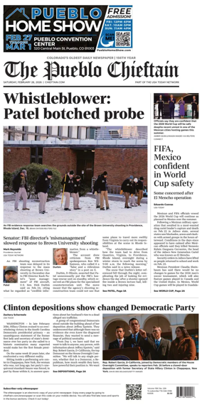 Cover of The Pueblo Chieftain