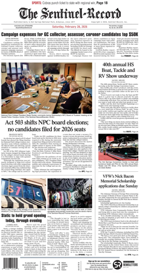 Cover of The Sentinel-Record