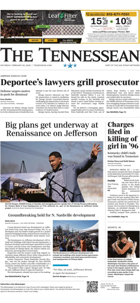 Cover of The Tennessean