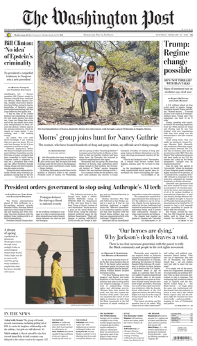 Cover of The Washington Post