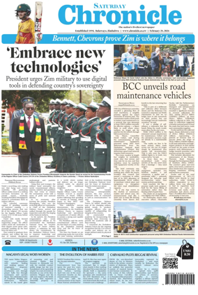 Cover of Chronicle (Zimbabwe)