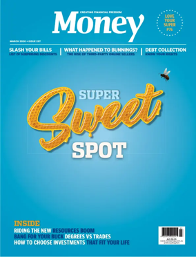 Cover of Money Magazine Australia