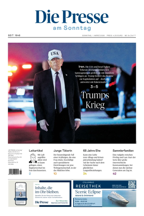 Cover of Die Presse am Sonntag