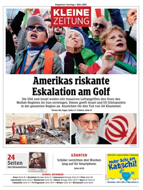 Cover of Kleine Zeitung Kaernten