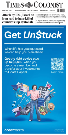 Cover of Times Colonist